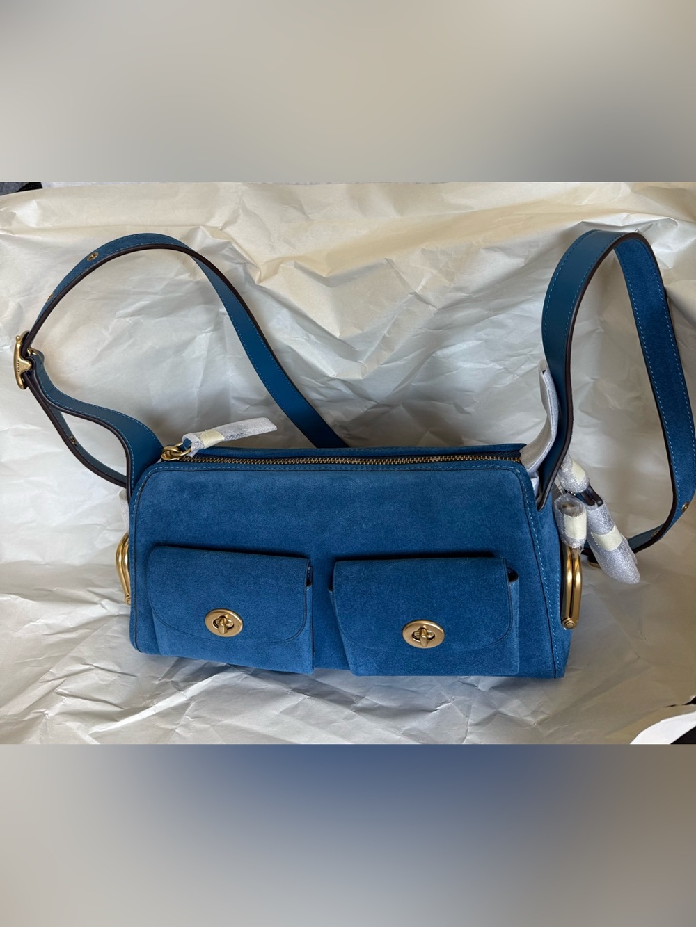 Coach Haversack 27 Blue Jay NWT - Style no. CFQ49